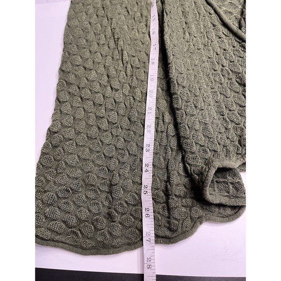 Dress Barn Green Knit Open Front Sweater Cardigan Plus Sz 1X - Picture 7 of 10